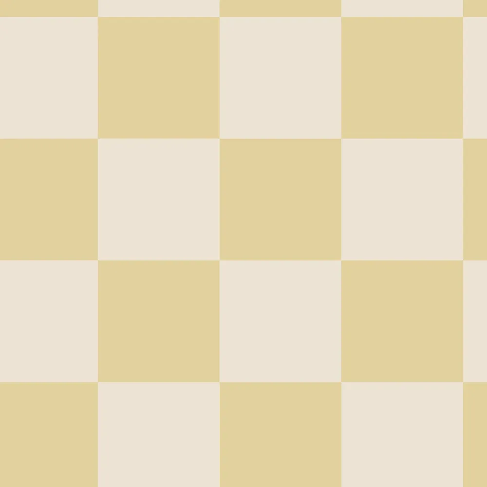 Utility Cart Reveal Tapet Checkers - Wheat