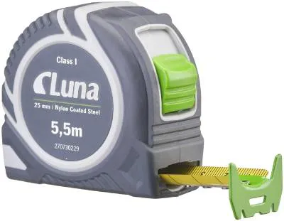 LUNA MÄTBAND PUSH LOCK 5,5M 25MM