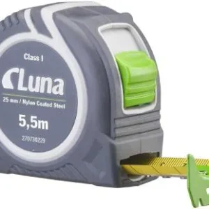 LUNA MÄTBAND PUSH LOCK 5,5M 25MM