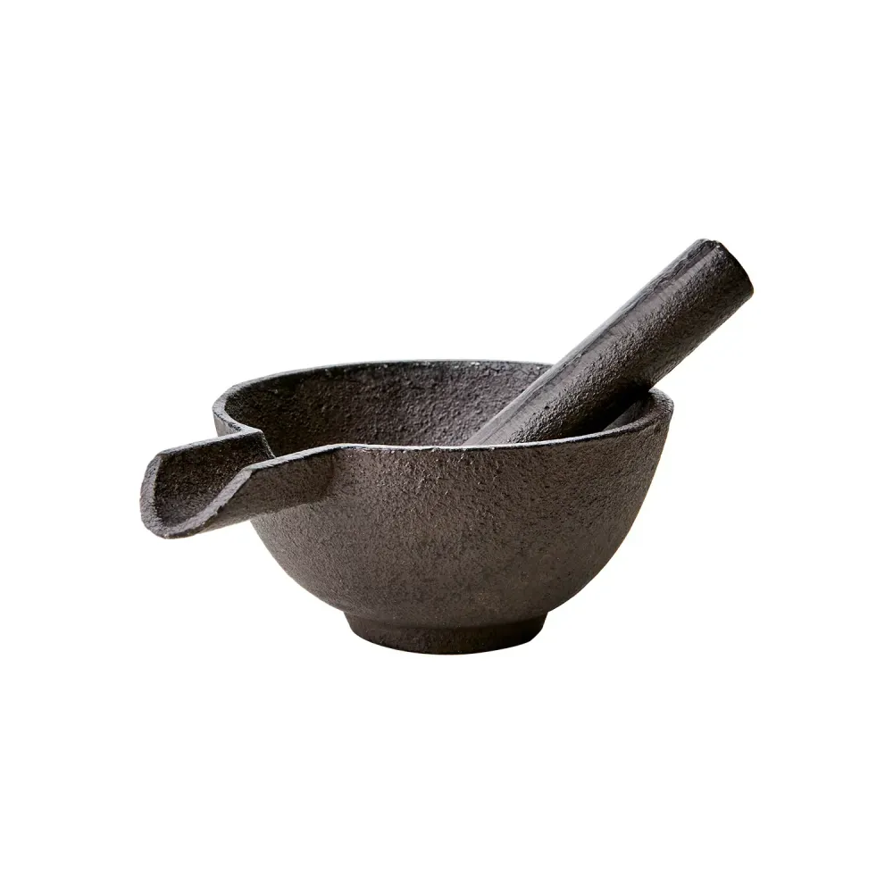 Mortel FREJ gjutjärn bärbar L13xW10xH5 cm