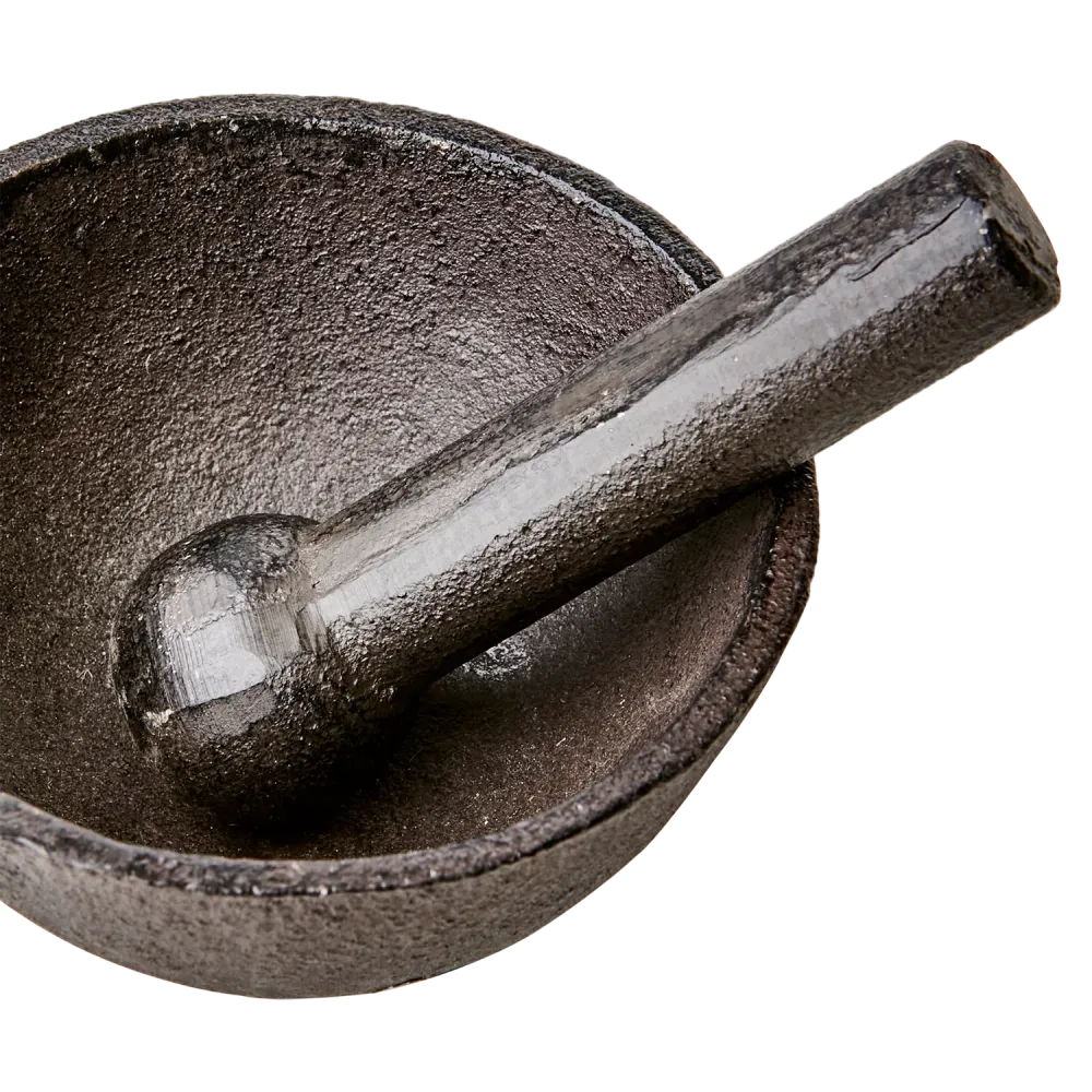 Mortel FREJ gjutjärn bärbar L13xW10xH5 cm