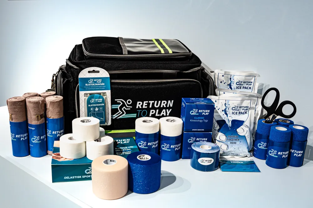 Return to Play Professionell Medicinväska med GPS (Fullt Utrustad)