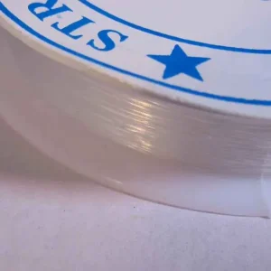Elastisktråd - Tydlig 0,5mm 10m