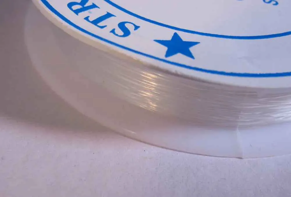 Elastisktråd - Tydlig 0,5mm 10m