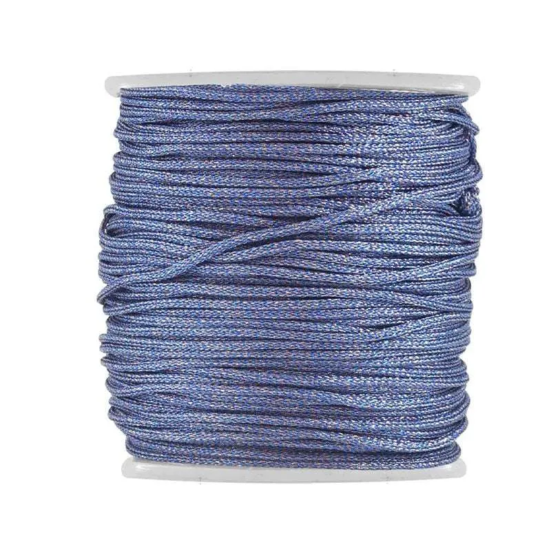 PL Rund - Blue Metallic 1mm, 1 m