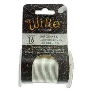 Wire Elements 16 Ga - Silverfärgad Non Tarnish 1 rulle