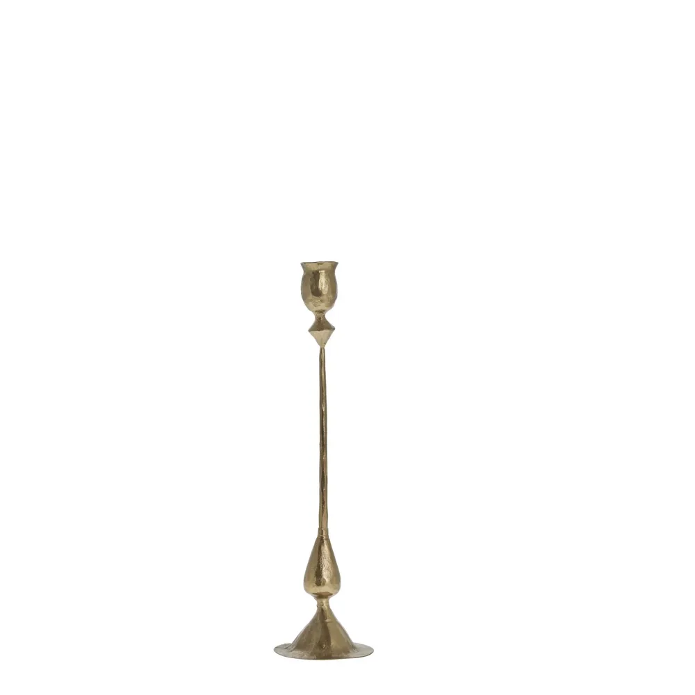Ingrid ljushållare H33,5 cm. ljust guld