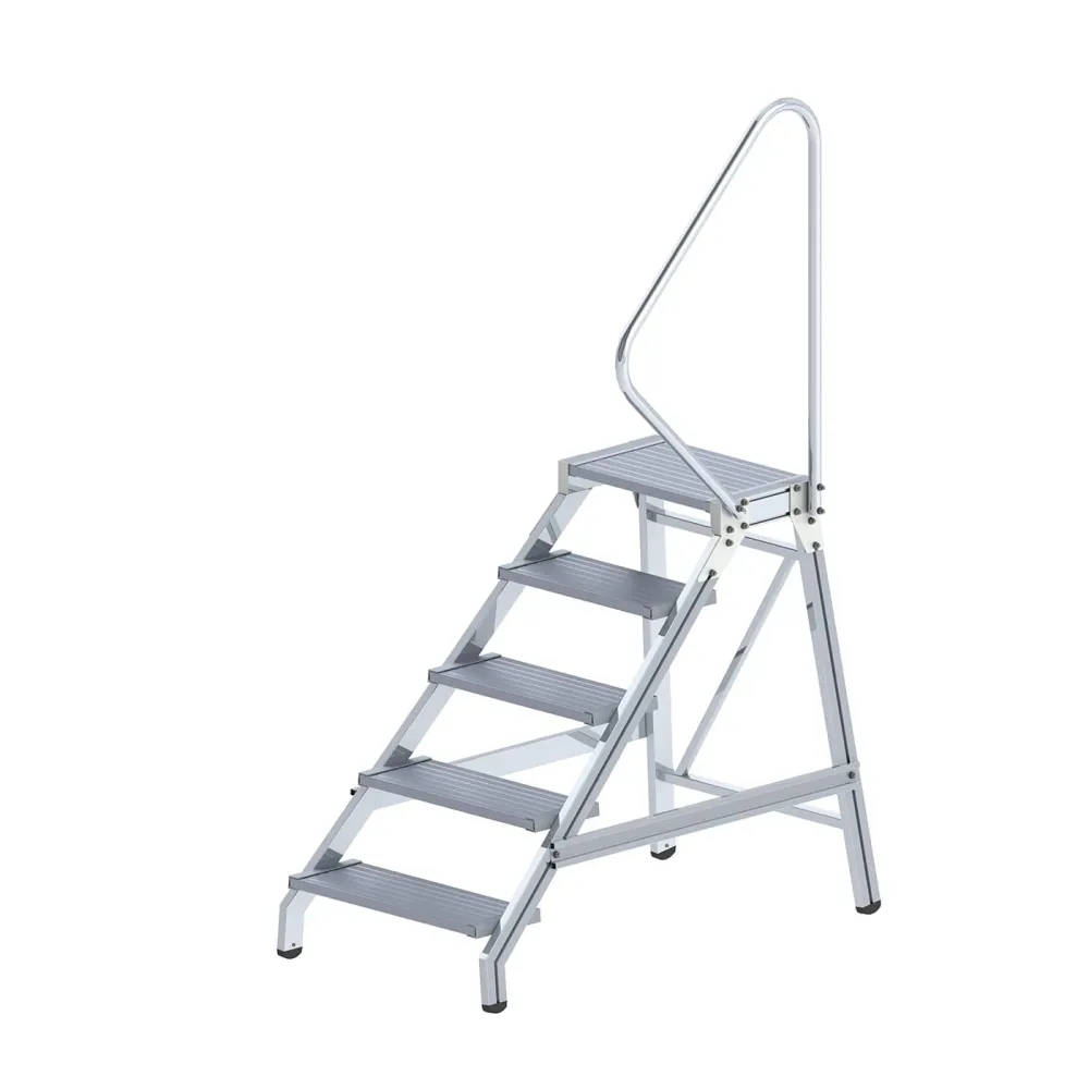MUNK Arbetspall Aluminium med Ledstång