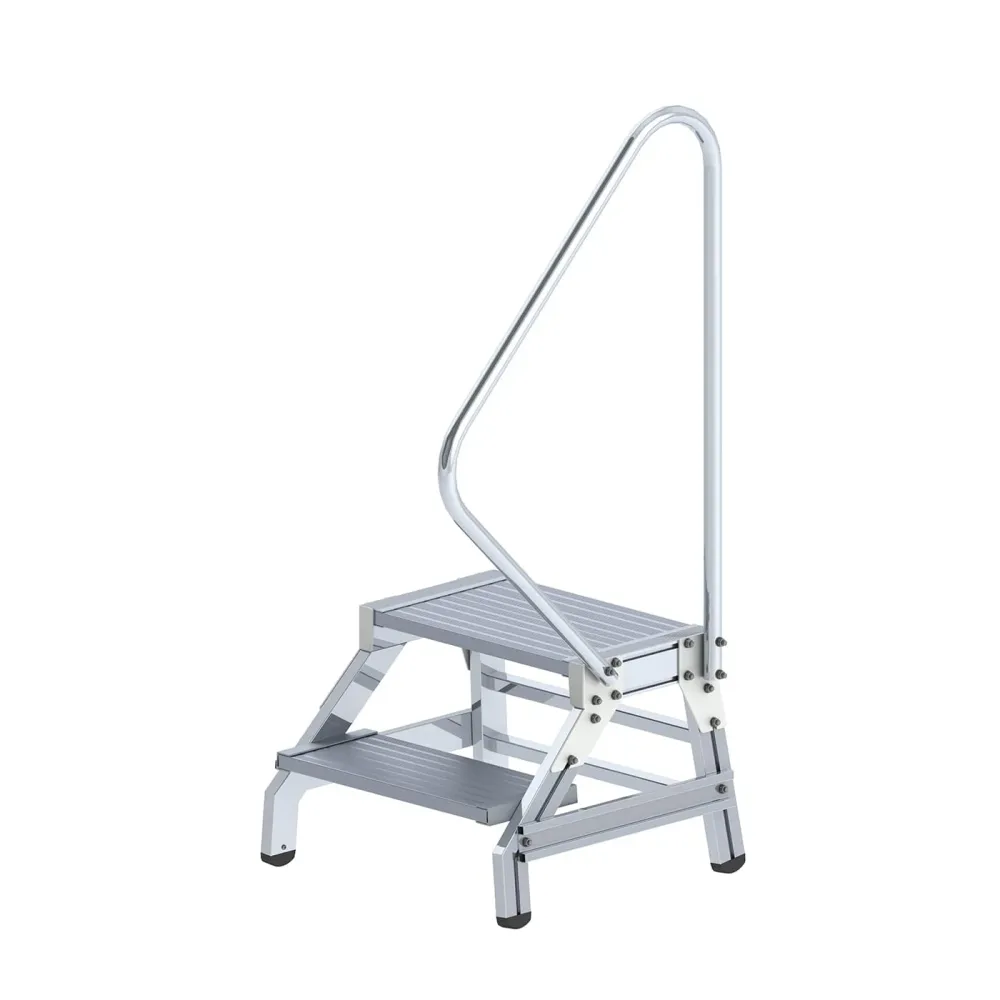 MUNK Arbetspall Aluminium med Ledstång