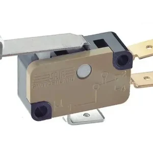 Honeywell mikrobrytare V3 12 , 1CO-konakt, lång arm, rulle V3-19M, OEM