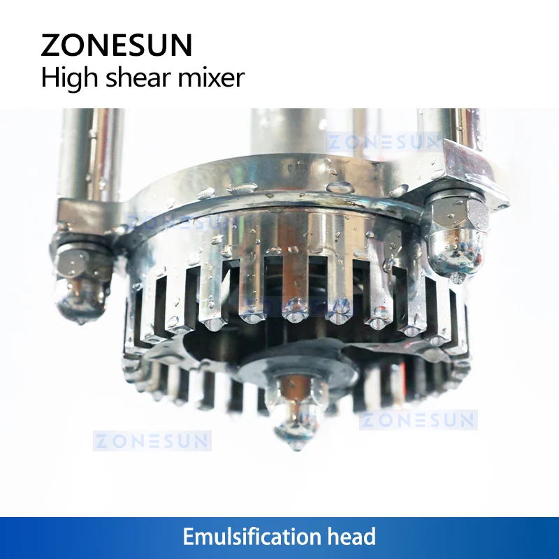 ZONESUN ZS-MXR75 Pneumatic Mixing Machine Lifting High Shear Mixer