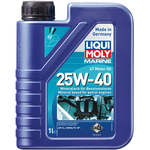 Liqui moly marine 4t motorolja 25w-40 60l