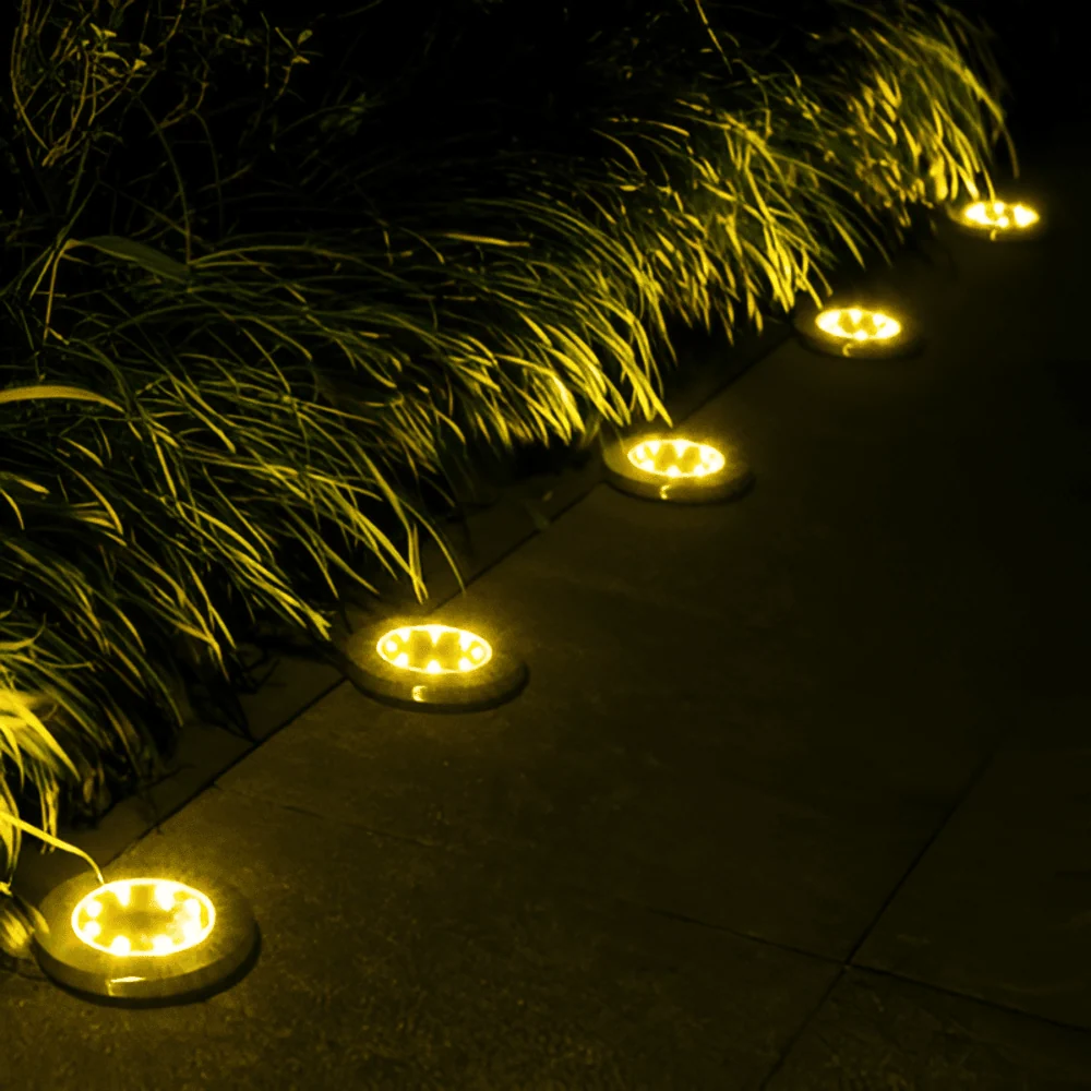EcoGlow Terra – Miljömedveten Solcellsdriven LED-Trädgårdslampa Vit