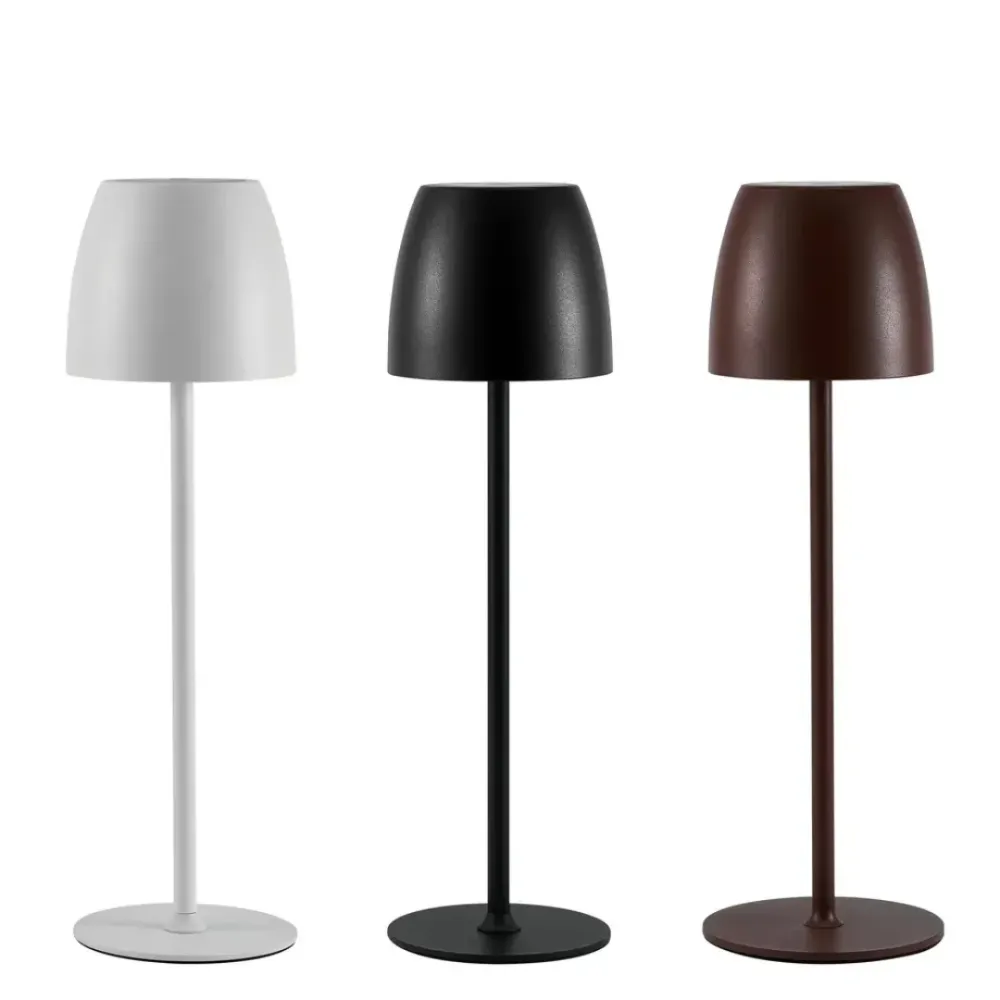 LjusLuxe - Wi-fi Bordslampa med Lyxig Design och Dimbar Funktion Svart