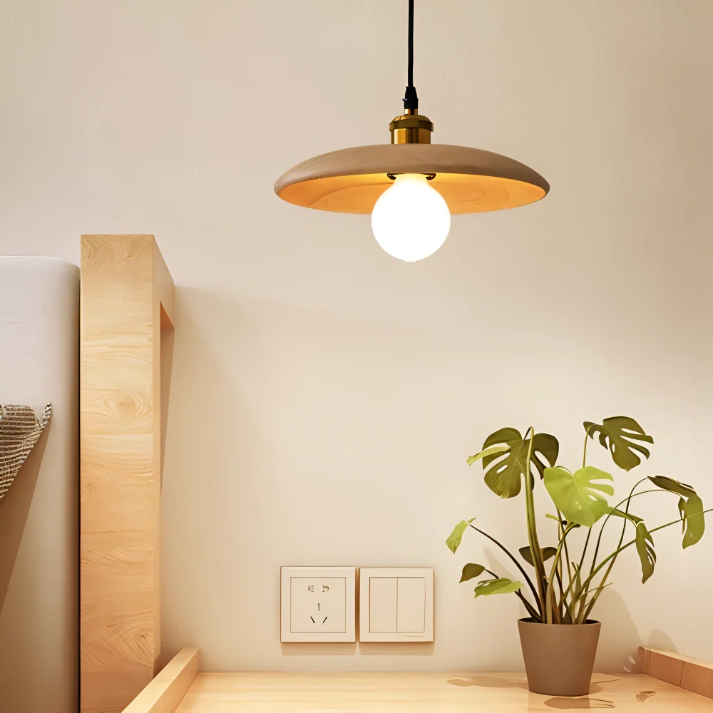 Oakai – Träpendellampa med Japansk Minimalistisk Design