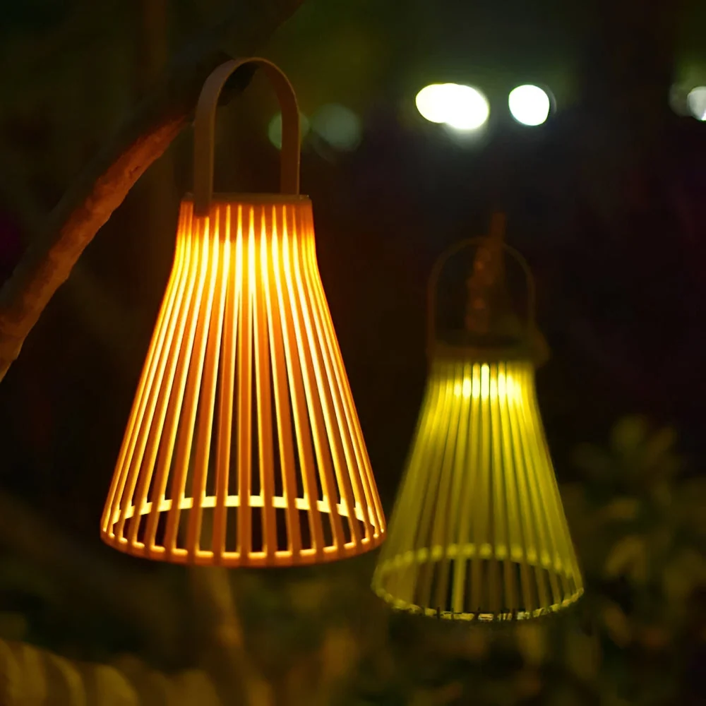 Solcellsdriven Utomhuslampa - Environmentally safe Trädgårdsbelysning Gron