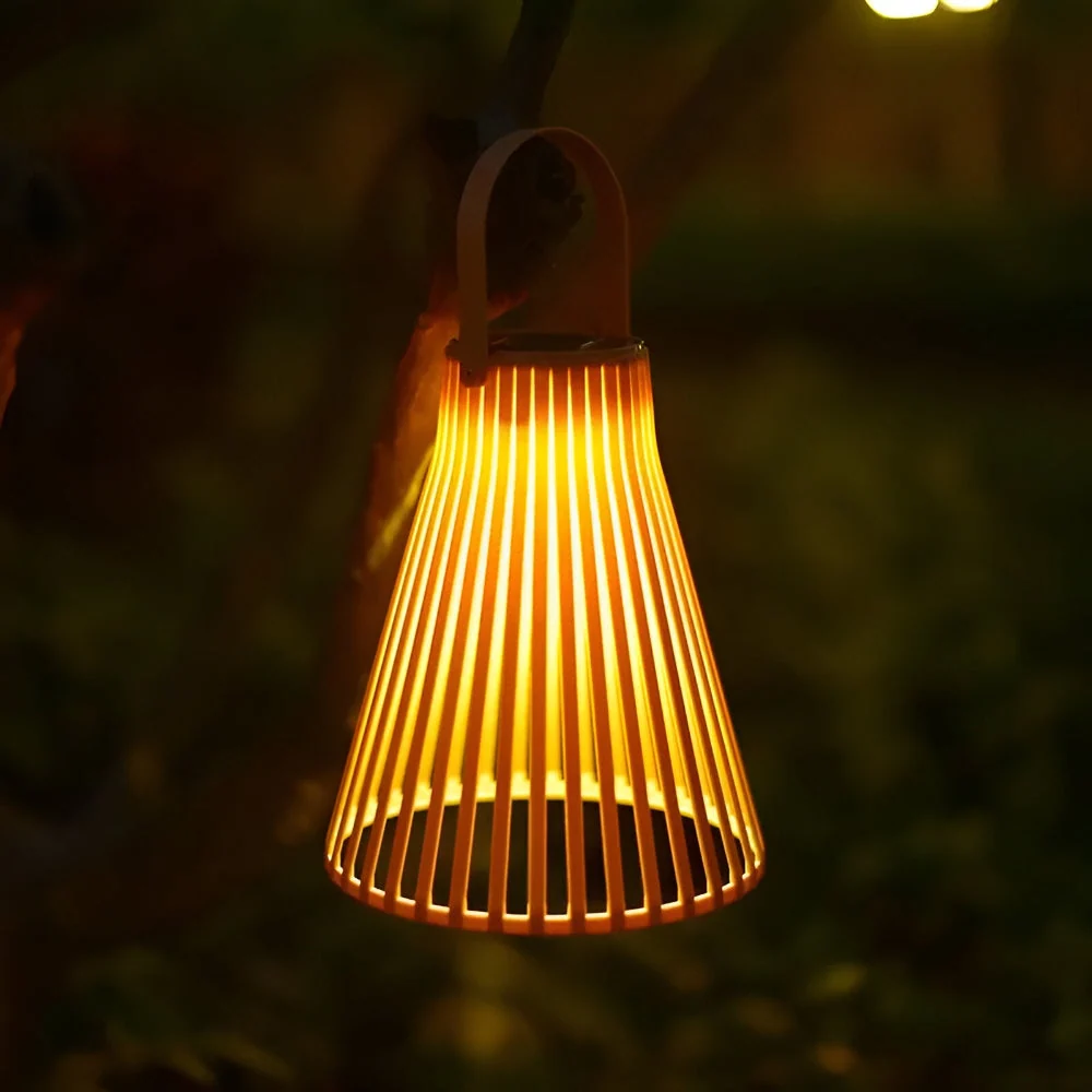 Solcellsdriven Utomhuslampa - Environmentally safe Trädgårdsbelysning Gron