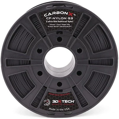 CARBONX Nylon PA6+kolfiber 500g Gen3