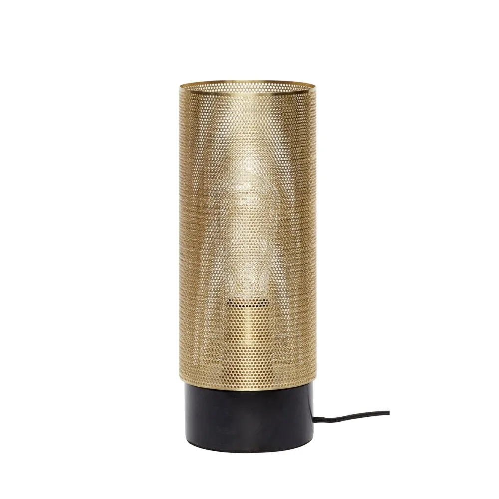 Pappersdämpning Edge Bordslampa Mässing/ Onyx