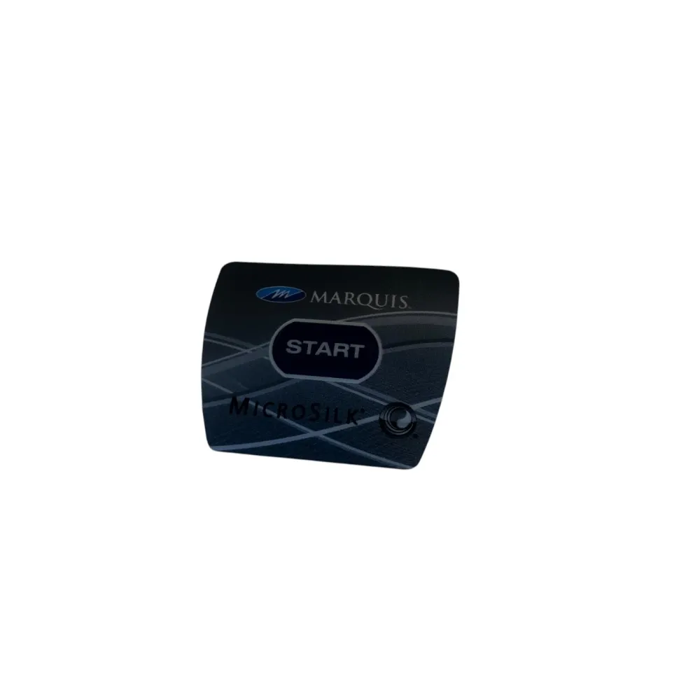 Etikett till Marquis kontrollpanel Vector V21 Microsilk pump 2016+