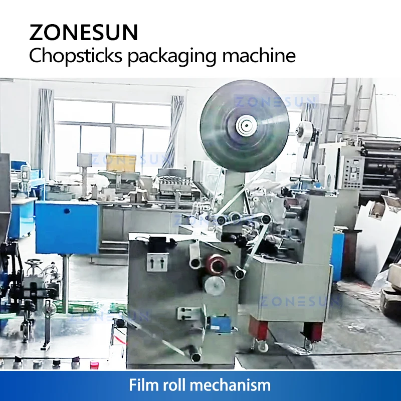 ZONESUN ZS-KZ35 High-Speed Chopstick Packaging Machine Takeout & Restaurant Supply