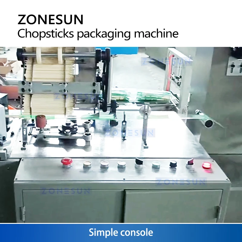 ZONESUN ZS-KZ35 High-Speed Chopstick Packaging Machine Takeout & Restaurant Supply