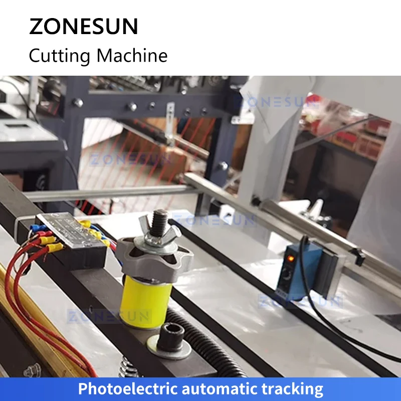 ZONESUN ZS-PCJ1 Plastic Bag Making Machine Waistcoat Bag Cutting Machine