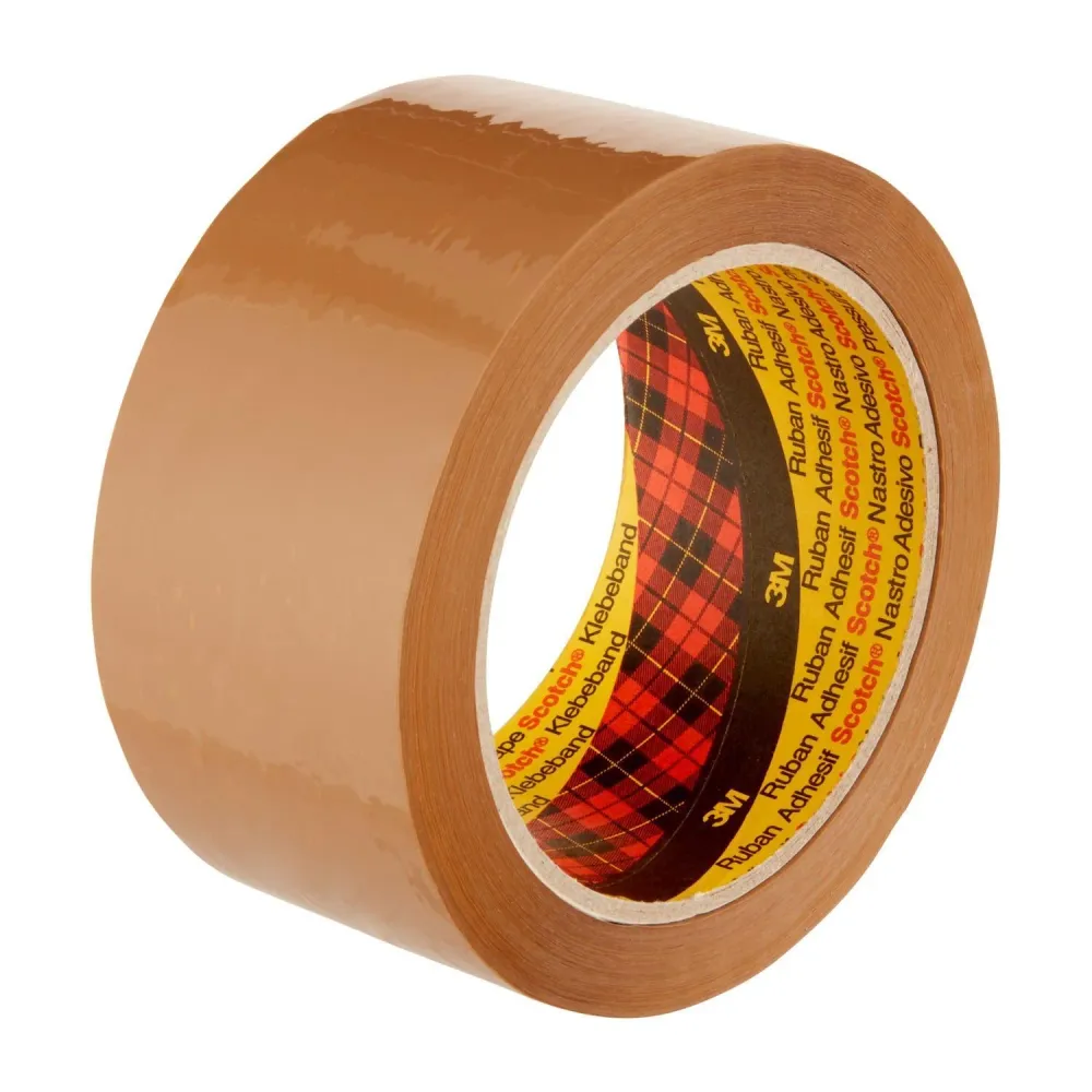 Packtejp 3M Scotch 371 50mm x 66m, Brun 6 rullar/fp