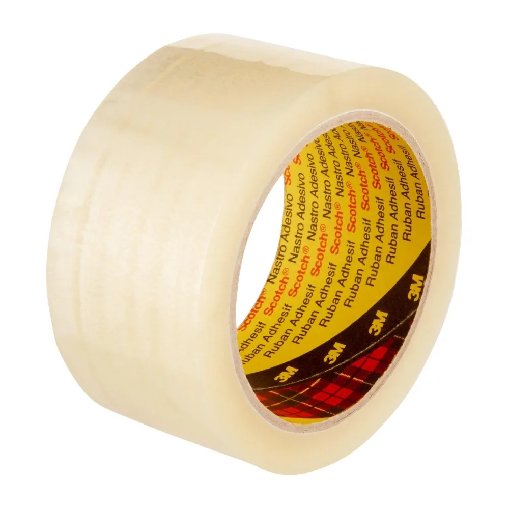 Packtejp 3M Scotch 371 50mm x 66m, Transparent/Klar 6/fp