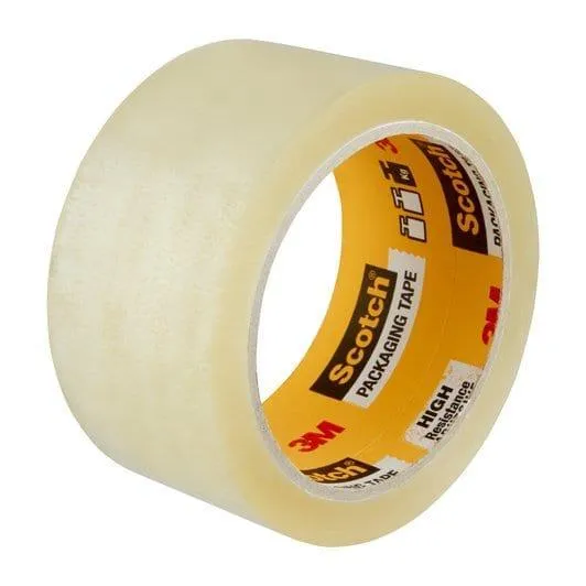 Packtejp 3M Scotch Heavy, 50mm x 50m, Transparent/Klar 1 rulle/fp