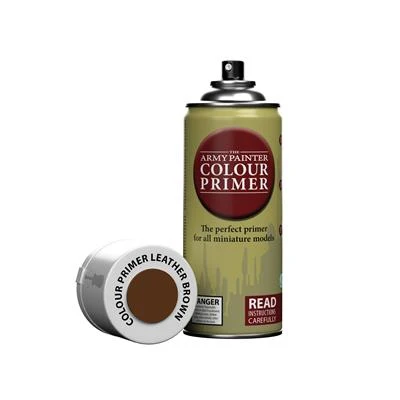 Army Painter Colour Primer - Äkta läder Brown