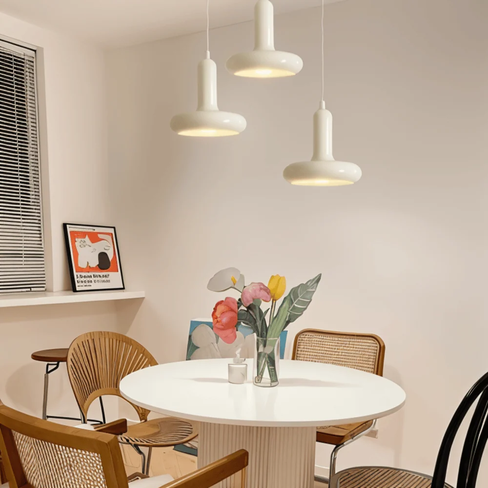 RetroPop – Färgstark Bauhaus Taklampa i Macaron-stil Orange
