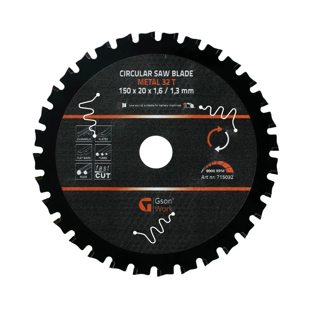 Circular Saw Blade Metal 32 T 150 x 20 x 1,6 / 1,3 mm