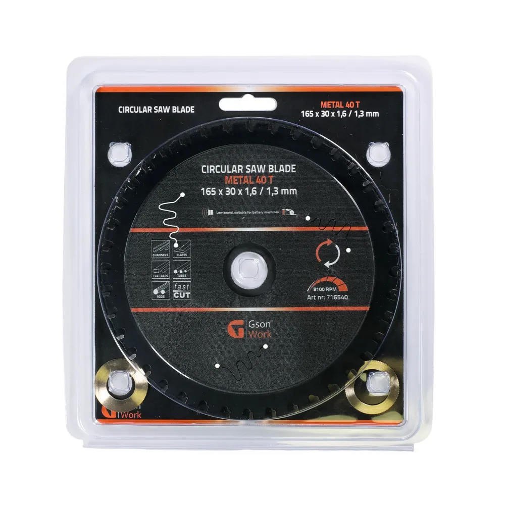 Circular Saw Blade Metal 40 T 165 x 30 x 1,6 / 1,3 mm