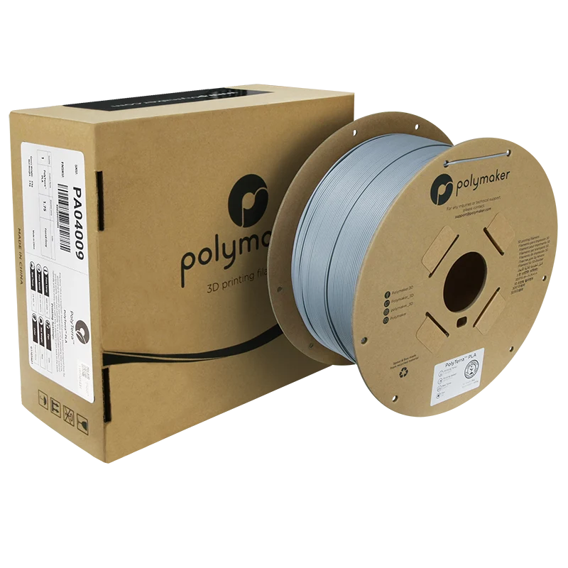 PolyTerra PLA Fosilgrå 3KG