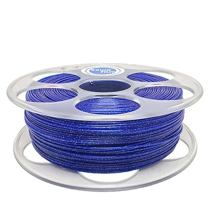 PLA Blå Glitter 1.75mm 1kg