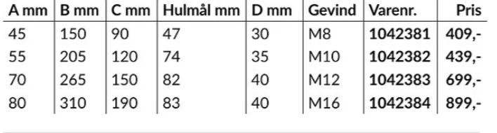 Roca, pollare 150mm, rostfritt stål AISI 316, elektropolerad, utomhusbruk