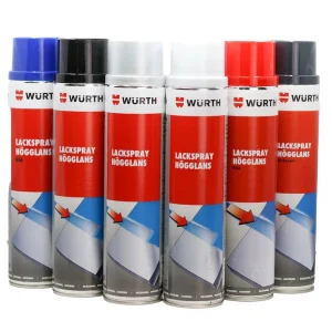 WURTH LACKSPRAY HÖGGL RÖD 600 ML