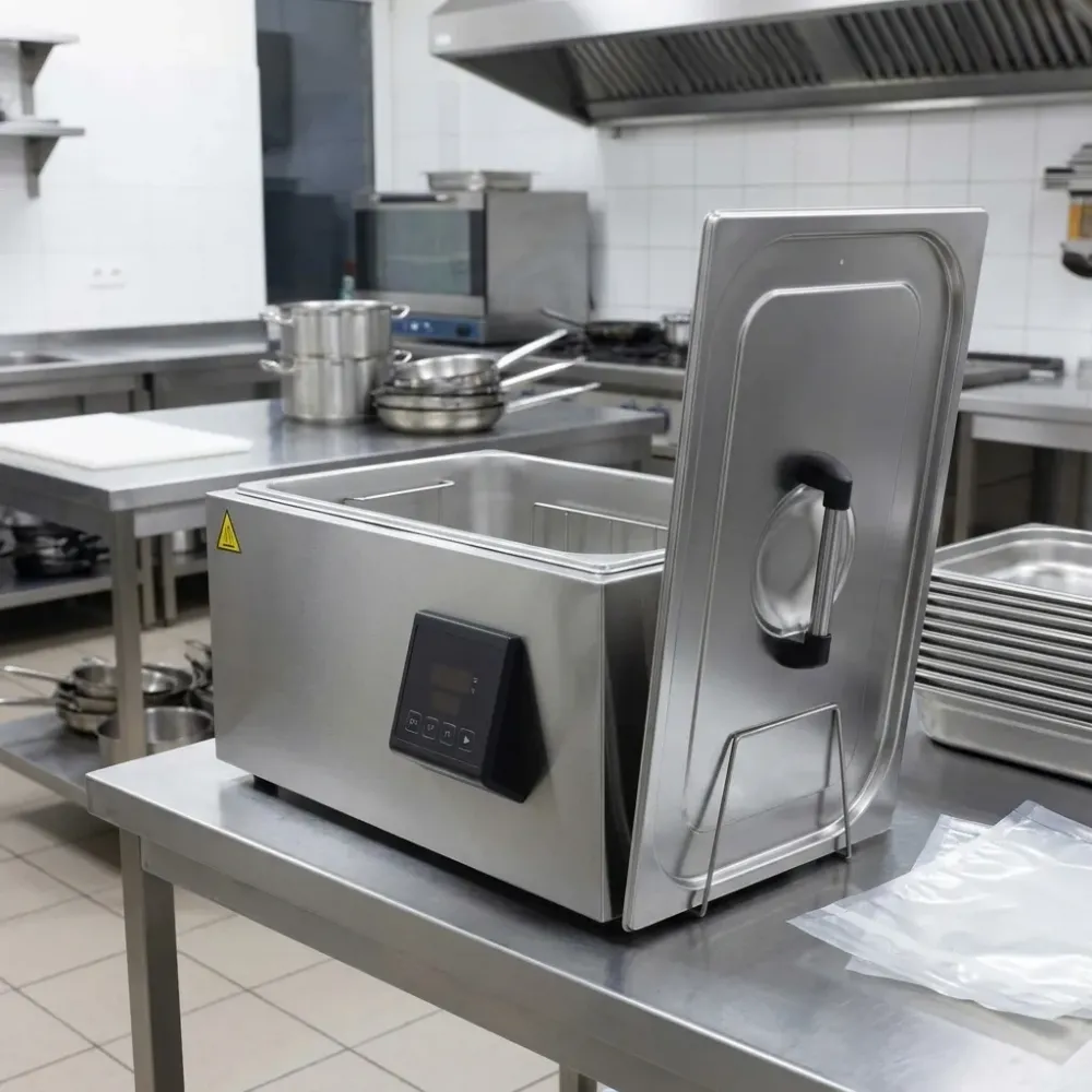 Gastronorm vakuumförpackare Pro vattensänkning (28L) - Stor kapacitet