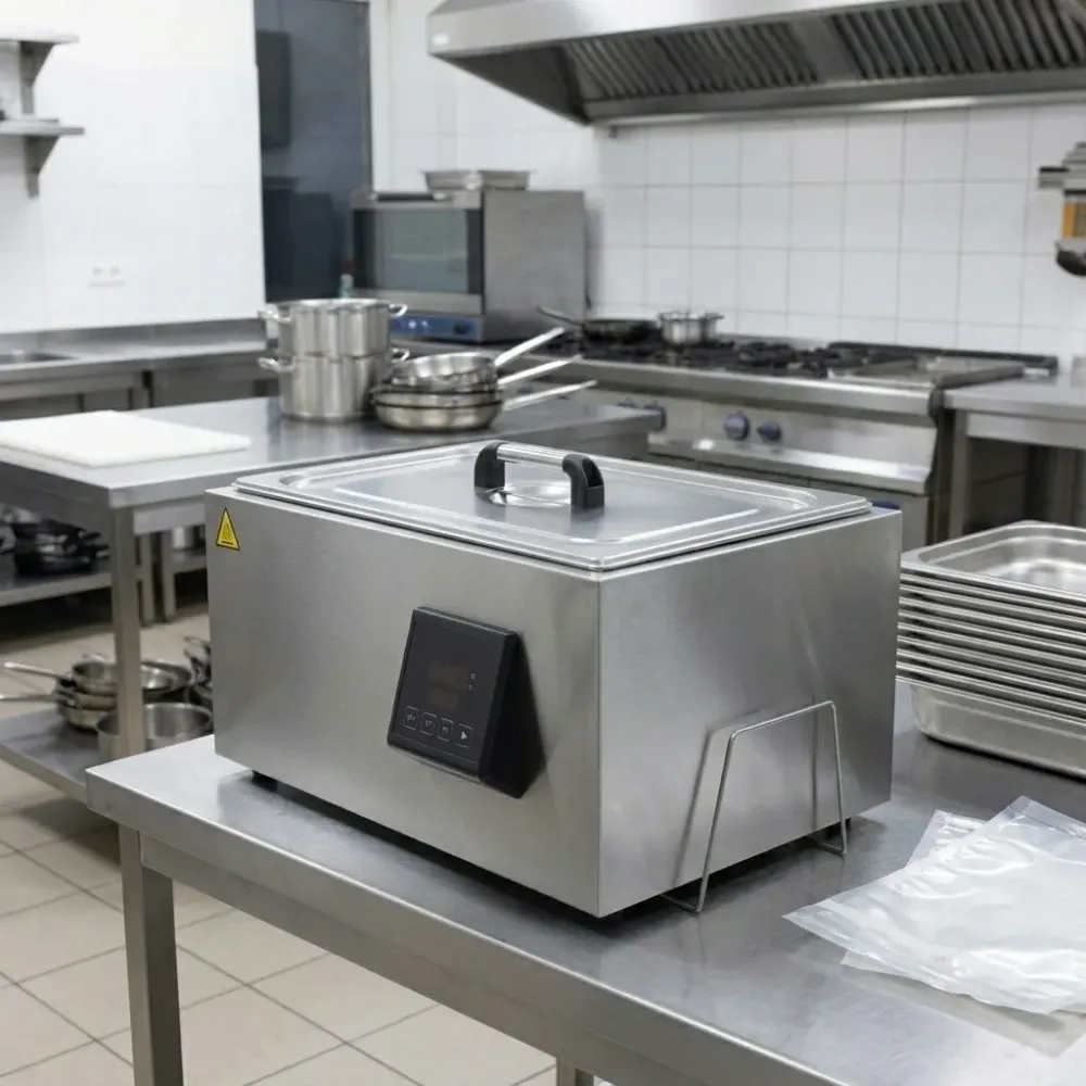 Gastronorm vakuumförpackare Pro vattensänkning (28L) - Stor kapacitet