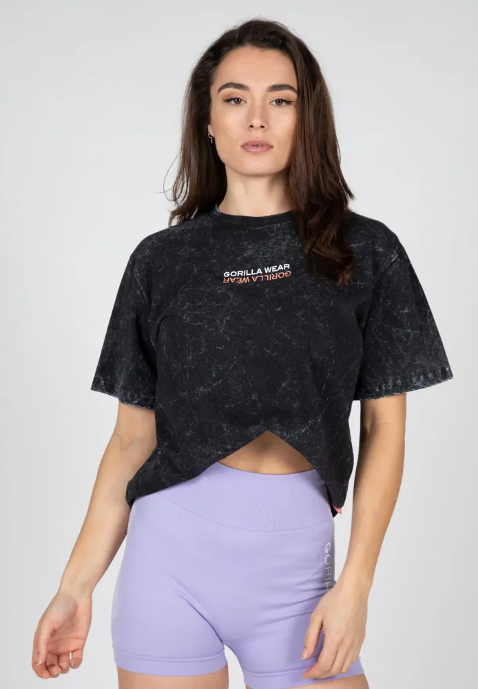 Gorilla Wear Medina Klumpig T-Shirt, washed black Xs