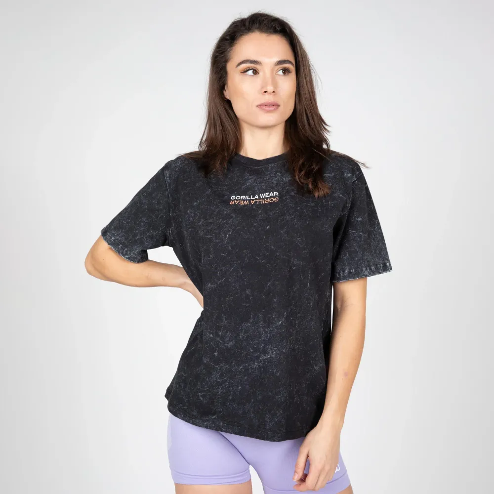 Gorilla Wear Medina Klumpig T-Shirt, washed black Xs