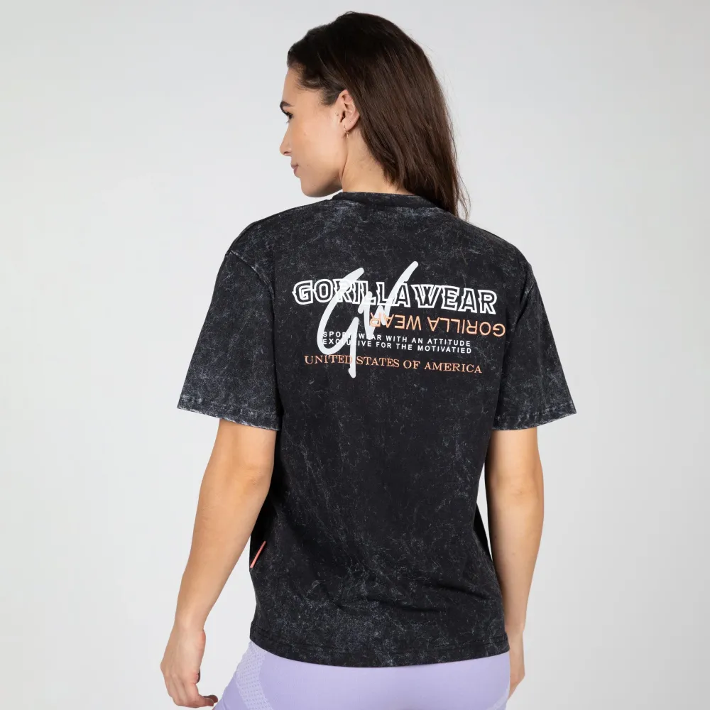 Gorilla Wear Medina Klumpig T-Shirt, washed black Xs