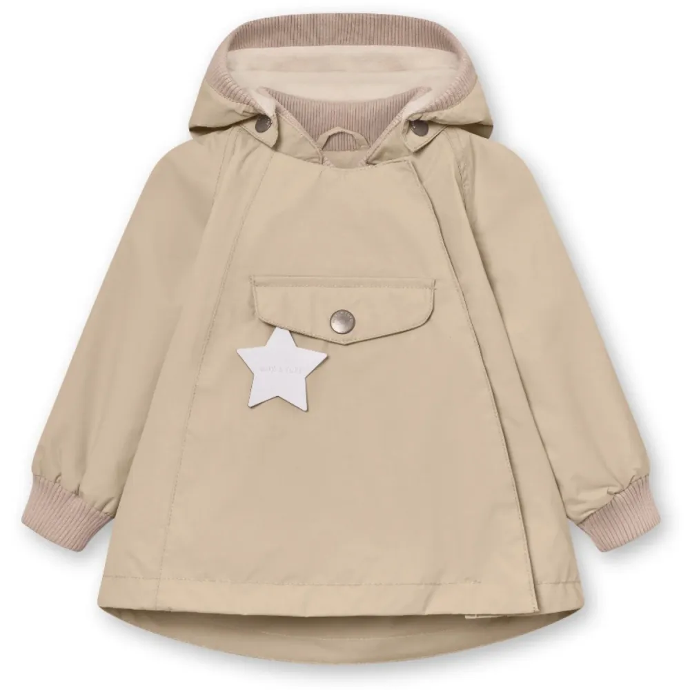 Kompakt ture Sesame Wai Fleece Lined Spring Jacka. GRS