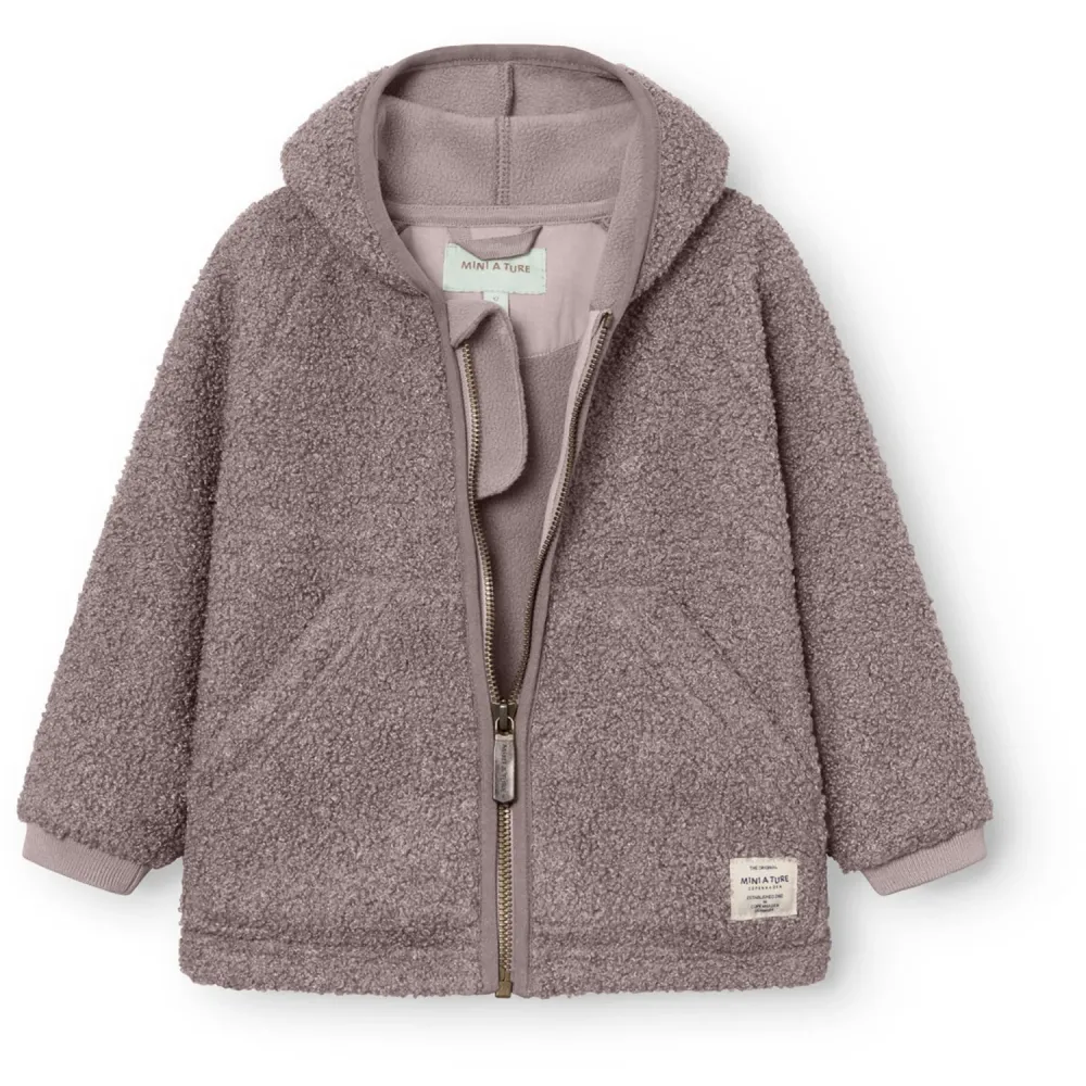 Kompakt ture Zinc Purple Matliff Teddyfleece Jacket. GRS