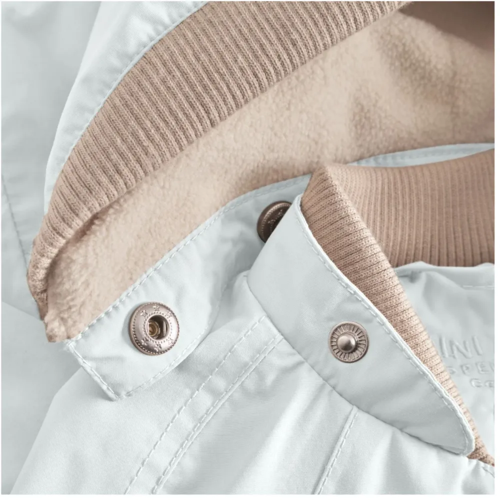 Mini ture Blue Metal Wai Cozy fabric Lined Spring Jacka. GRS