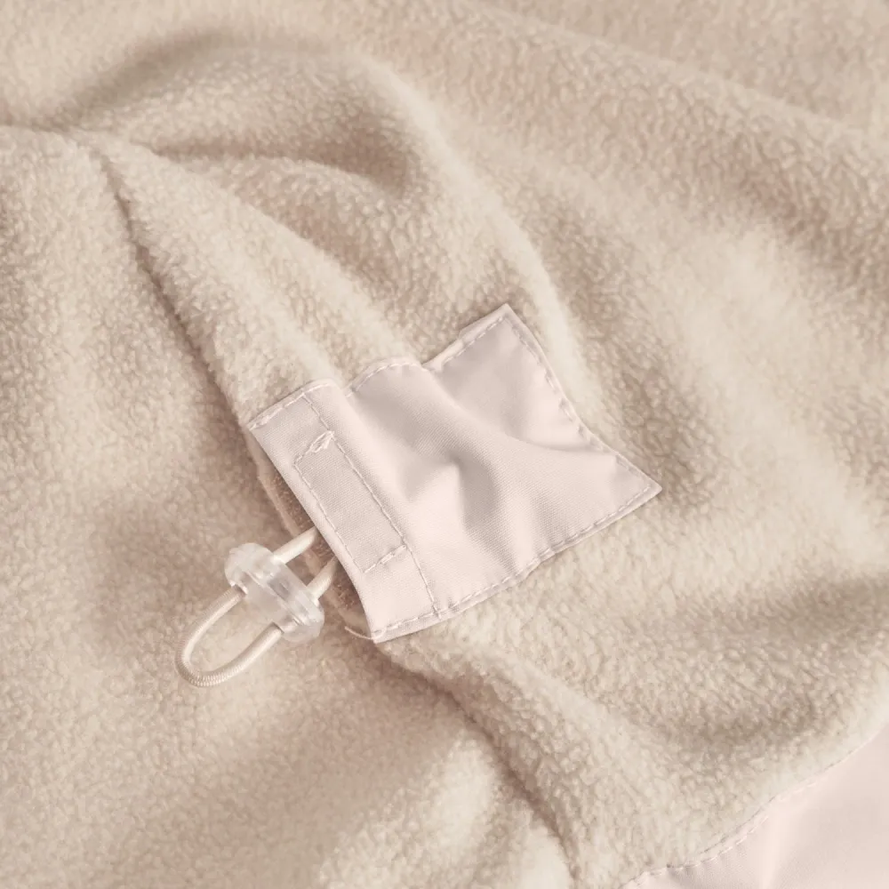 Mini ture Platinum Peony Wai Fleece Lined Spring Jacka. GRS
