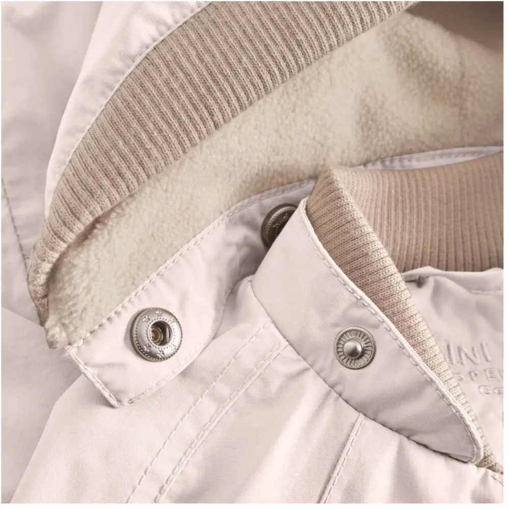 Mini ture Platinum Peony Wai Fleece Lined Spring Jacka. GRS