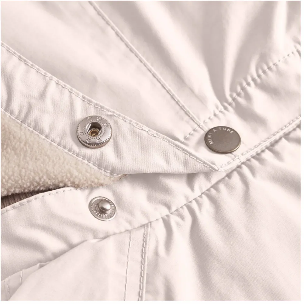 Mini ture Platinum Peony Wai Fleece Lined Spring Jacka. GRS