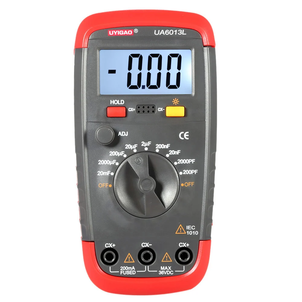 UYIGAO UA6013L High Precision Digital LCD Capacitor Capacitance Meter Tester Dyna Gem